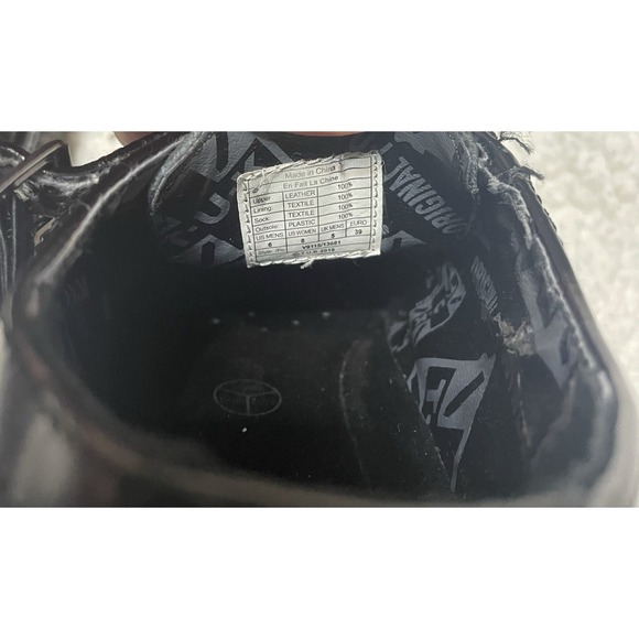 TUK Platform Shoes Women's 8 Men's 6 Black Oxford Buckle Goth Grunge Streetwear - Picture 3 of 7